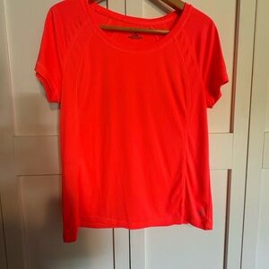 Exertek Orange Short Sleeve Tee Casual Top